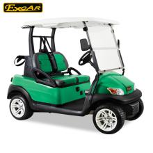 Carro de golf eléctrico de la persona de la batería troyana 48V 2 con el asiento del color doble
